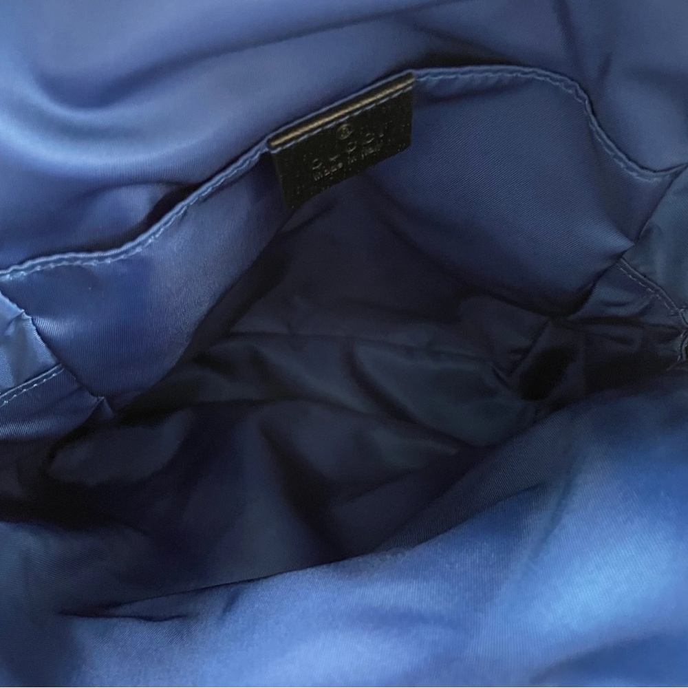 GUCCI Royal Blue GG Nylon Off The Grid Backpack - Picture 4 of 5